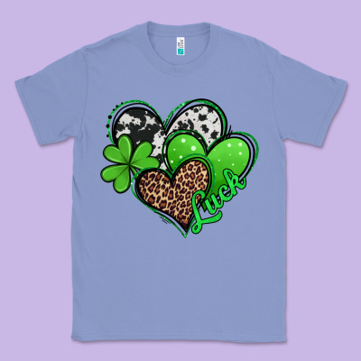 St Patricks Day Hearts Classic Tee Designed By Jasminsmagicworld