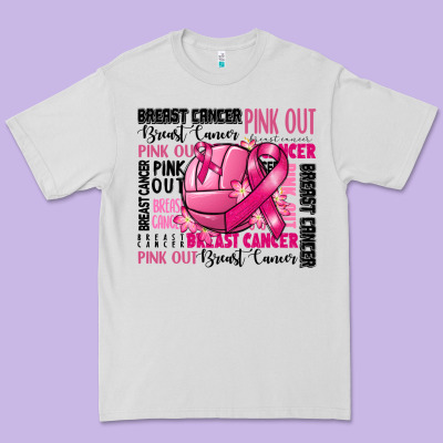 Volleyball Pink Out Breast Cancer Premium Tee Designed By Ranaportraitstore
