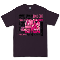 Plum volleyball pink out breast cancer Premium Tee - RanaPortraitStore
