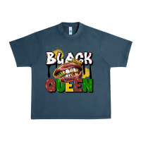 Midnight Navy black queen Urban Heavy Tee - CowGirlArtShop
