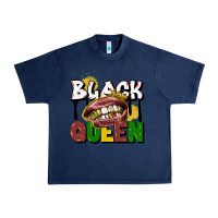Navy black queen Urban Heavy Tee - CowGirlArtShop