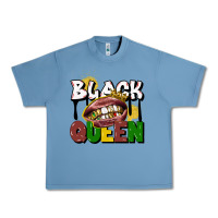 Pebble Blue black queen Urban Heavy Tee - CowGirlArtShop