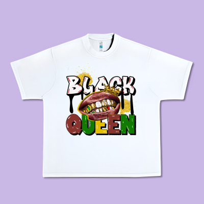Black Queen Urban Heavy Tee Designed By Cowgirlartshop