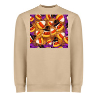 Mushroom Candy Pattern Heavyweight Sweatshirt - CowhideDigitalArt