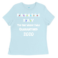 Baby Blue Father s Day The One Where I Was Quarantined 2020 Ladies Tee - Bettercallsaul