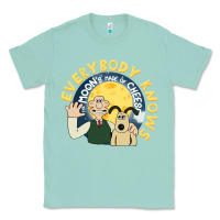 Seafoam everybody knows the moons made of cheese! Classic Tee - trangStudio