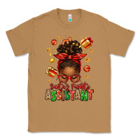 Toasted Coconut santa's favorite assistant afro messy bun Classic Tee - texasbilliewilder