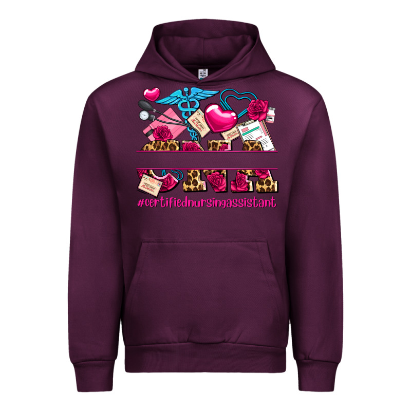 Valentines Day Cna Certified Nursing Assistant Urban Hoodie by AdoDesignShop | Teevron