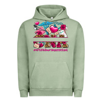 Pigment Oil Green valentines day cna certified nursing assistant Urban Hoodie - AdoDesignShop