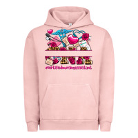 Pigment Salmon valentines day cna certified nursing assistant Urban Hoodie - AdoDesignShop