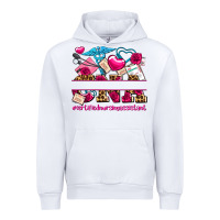 White valentines day cna certified nursing assistant Urban Hoodie - AdoDesignShop