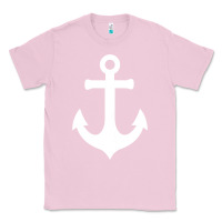 Bubblegum Pink Boat Anchor for Women n Girls Summer Classic Tee - trangStudio