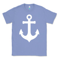 Colony Blue Boat Anchor for Women n Girls Summer Classic Tee - trangStudio