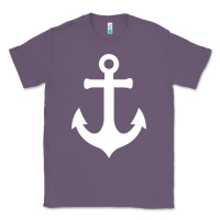 Lavender Boat Anchor for Women n Girls Summer Classic Tee - trangStudio