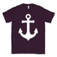 Plum Boat Anchor for Women n Girls Summer Classic Tee - trangStudio