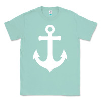 Seafoam Boat Anchor for Women n Girls Summer Classic Tee - trangStudio