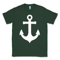 Sports Green Boat Anchor for Women n Girls Summer Classic Tee - trangStudio