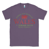 Lavender Rugby Welsh Gift Red Dragon Flag of Wales Classic Tee - trangStudio