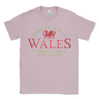 Lilac Rugby Welsh Gift Red Dragon Flag of Wales Classic Tee - trangStudio