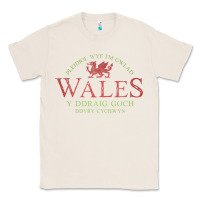 Natural Rugby Welsh Gift Red Dragon Flag of Wales Classic Tee - trangStudio