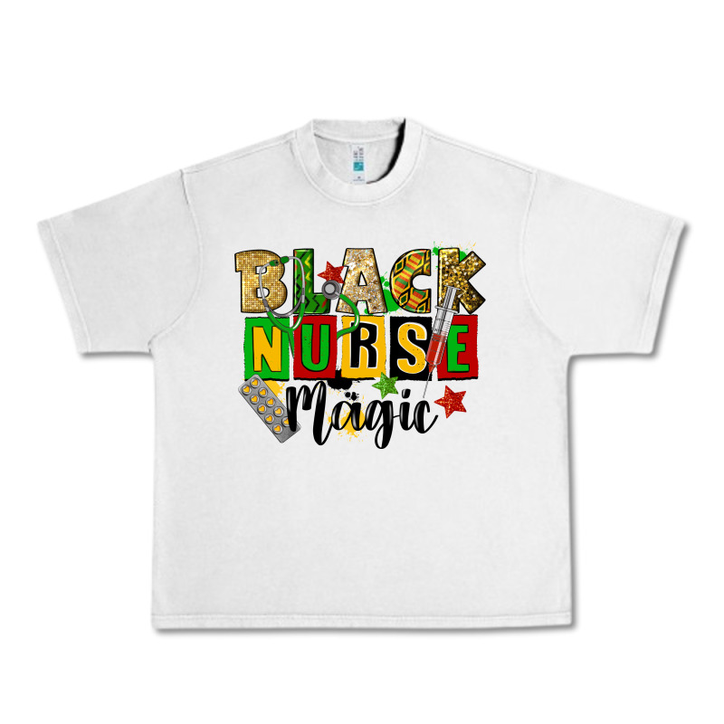Black Nurse Magic Juneteenth Urban Heavy Tee by CowGirlArtShop | Teevron