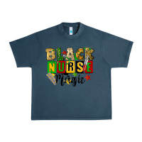 Midnight Navy black nurse magic juneteenth Urban Heavy Tee - CowGirlArtShop