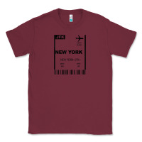 Burgundy new york city city nyc america fly travel Classic Tee - trangStudio