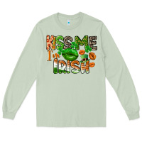 Matcha Kiss me i am irish St. Patrick's Day Long Sleeve Tee - CowGirlArtShop