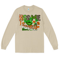 Mushroom Kiss me i am irish St. Patrick's Day Long Sleeve Tee - CowGirlArtShop