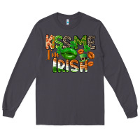 Smoke Kiss me i am irish St. Patrick's Day Long Sleeve Tee - CowGirlArtShop