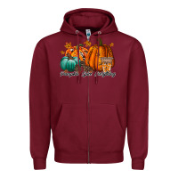 Burgundy pumpkin spice everthing Zipper Hoodie - RacoonDesign