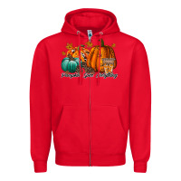 Red pumpkin spice everthing Zipper Hoodie - RacoonDesign