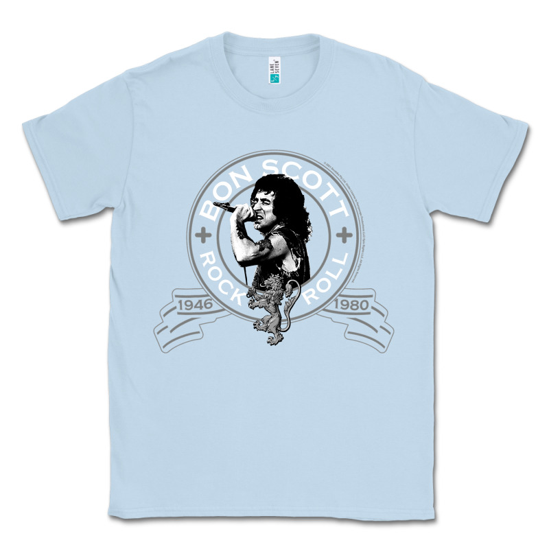 Bon Scott Rock N' Roll Lion Shield Classic Tee by trangStudio | Teevron