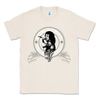 Natural Bon Scott Rock n' Roll Lion Shield Classic Tee - trangStudio