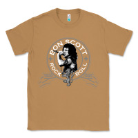 Toasted Coconut Bon Scott Rock n' Roll Lion Shield Classic Tee - trangStudio