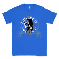 True Royal Bon Scott Rock n' Roll Lion Shield Classic Tee - trangStudio