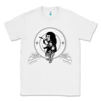 White Bon Scott Rock n' Roll Lion Shield Classic Tee - trangStudio