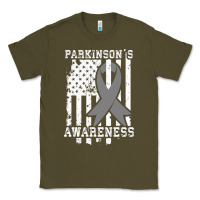 Army Green Parkinson's Disease Awareness T  Gift for PD Patients Classic Tee - trangStudio