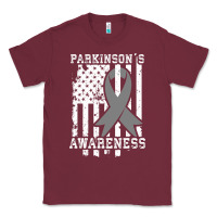 Burgundy Parkinson's Disease Awareness T  Gift for PD Patients Classic Tee - trangStudio