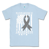 Dusty Blue Parkinson's Disease Awareness T  Gift for PD Patients Classic Tee - trangStudio