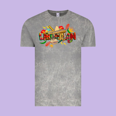 Cinco De Mayo Librarian Vintage Tee Designed By Cowgirlartshop