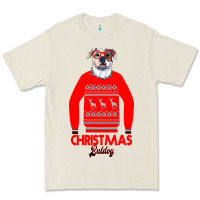 Bone Christmas Buldog Premium Tee - Bettercallsaul