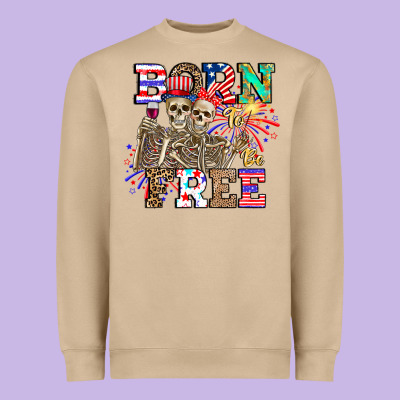 Boy Grandma Heavyweight Sweatshirt Designed By Cowhidedigitalart