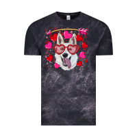 Cloud Black valentine's day  white shepherd Vintage Tee - RanaPortraitStore
