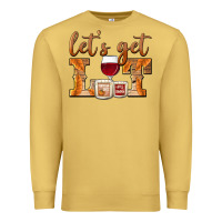 Antique Gold let's get lit candles Premium Sweatshirt - BarkalooDesign
