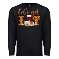Black let's get lit candles Premium Sweatshirt - BarkalooDesign