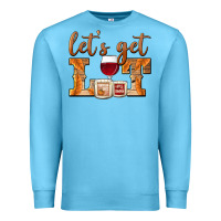 Ocean Blue let's get lit candles Premium Sweatshirt - BarkalooDesign