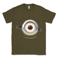Army Green Carl Side Smile Classic Tee - trangStudio