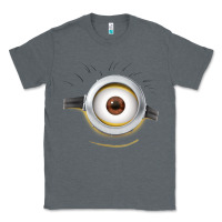 Charcoal Heather Carl Side Smile Classic Tee - trangStudio