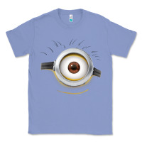 Colony Blue Carl Side Smile Classic Tee - trangStudio